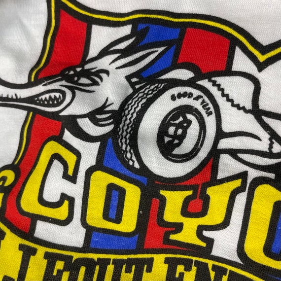 AJ Foyt Coyote Vintage 1980’s T-Shirt Small DEADS… - image 7