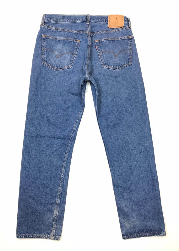 Levis W36 L31.5 USA 501 Vintge Jeans Nice Fades - image 3