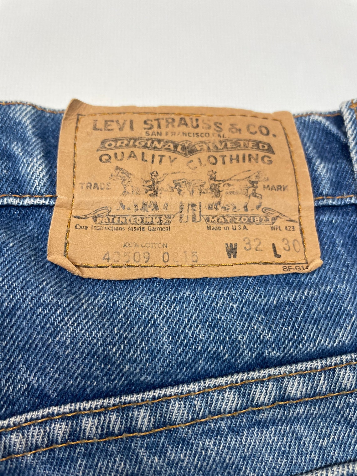 levis w31 size