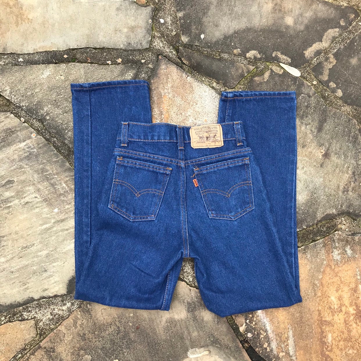 Levis Jeans W24 L26.5 Super Slim Straight Leg Orange Tab | Etsy Ireland