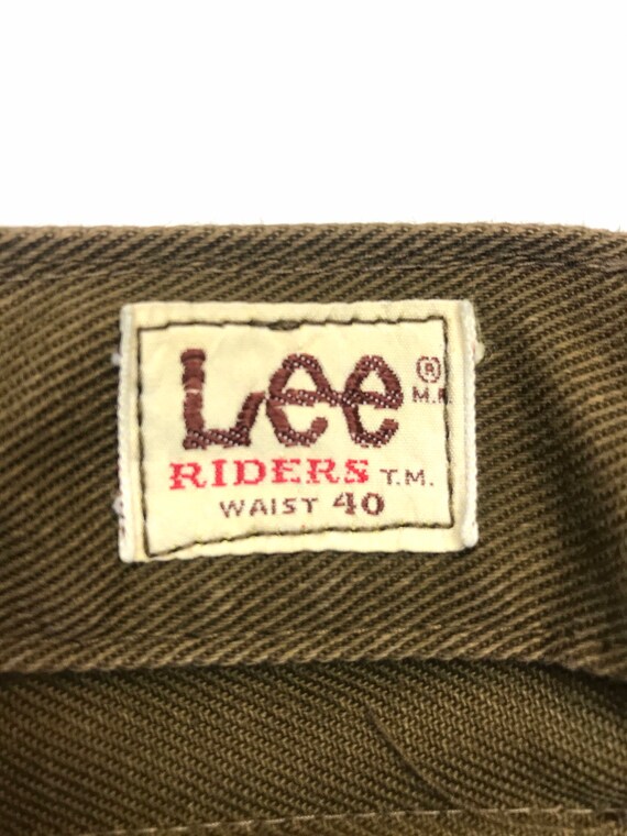1970’s Lee W39 L30.5 Rider Jeans USA Rare - image 7
