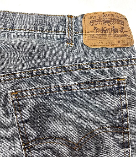 Levis W36.5 L31.5 USA 509 1970’s 80’s Wild Wash T… - image 4