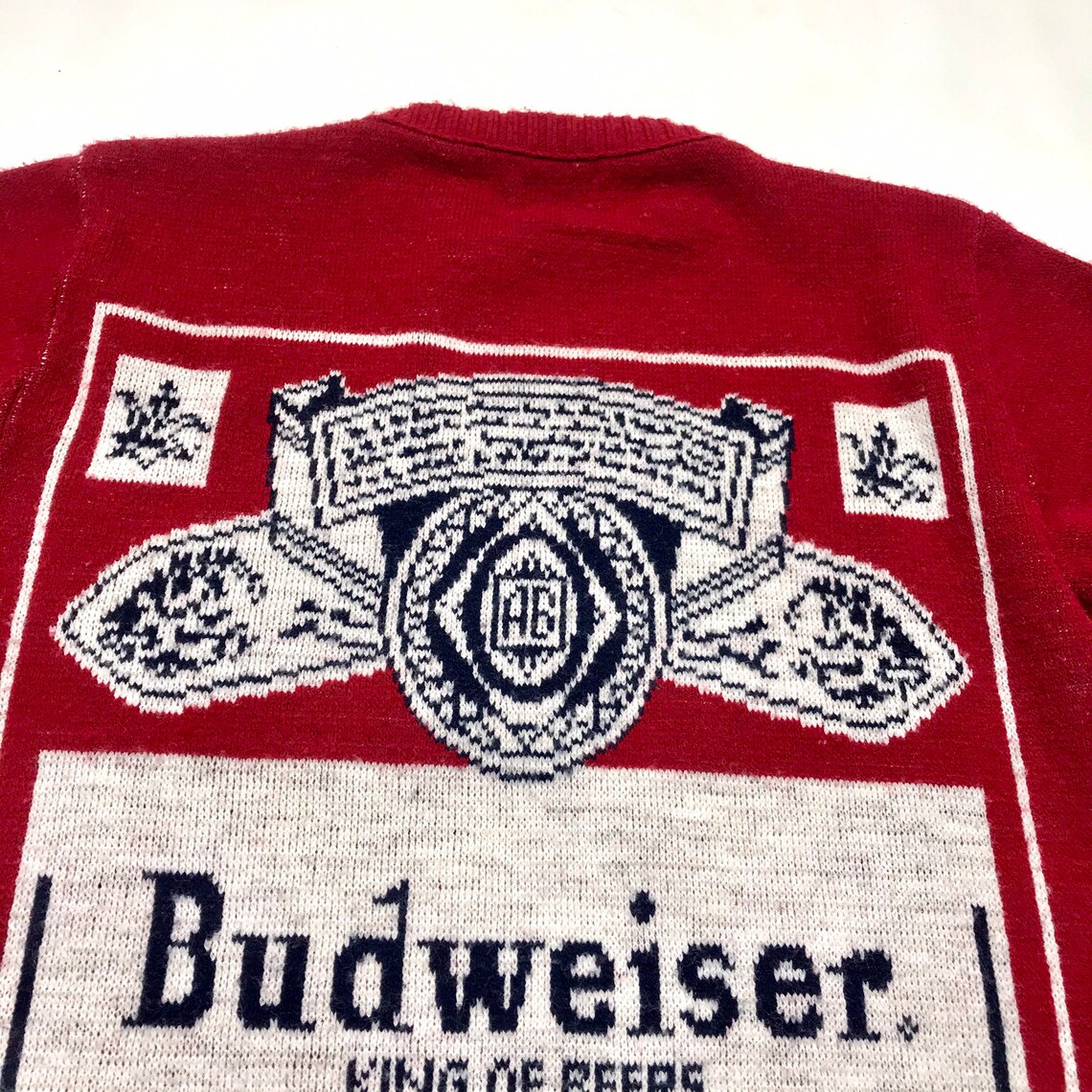 vintage budweiser sweater