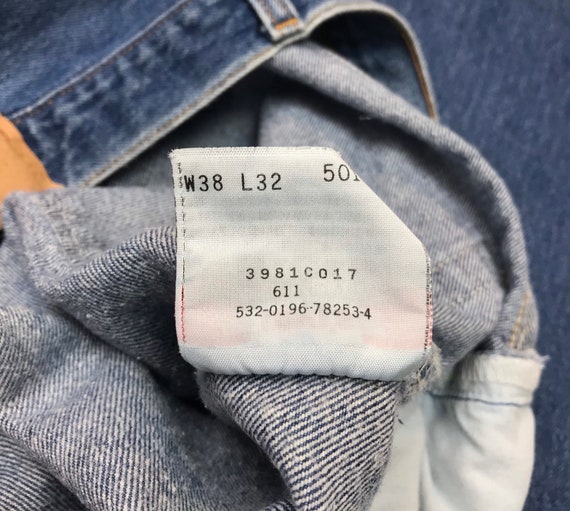 Levis W36 L31.5 USA 501 Vintge Jeans Nice Fades - image 6