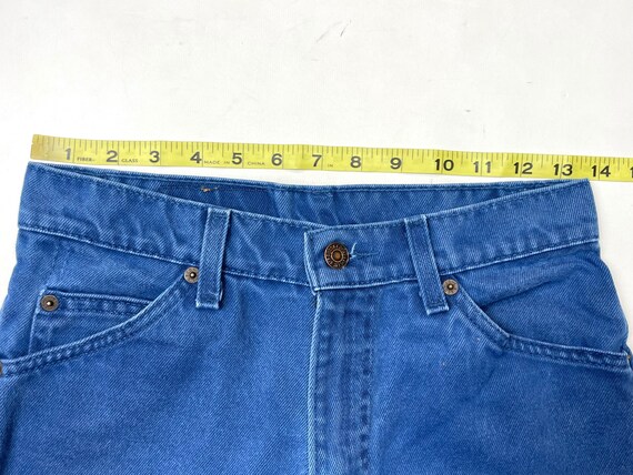 Levis W27.5 USA 550 Vintage Jean Shorts Blue - image 7