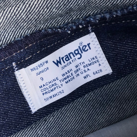 Vintage Wrangler W25 L29 Misses Jeans NEW Old Sto… - image 7