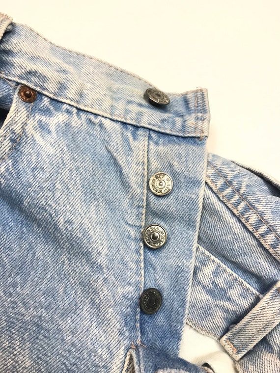 80’s Levis W26.5 L33 701 USA Faded Light Student … - image 5