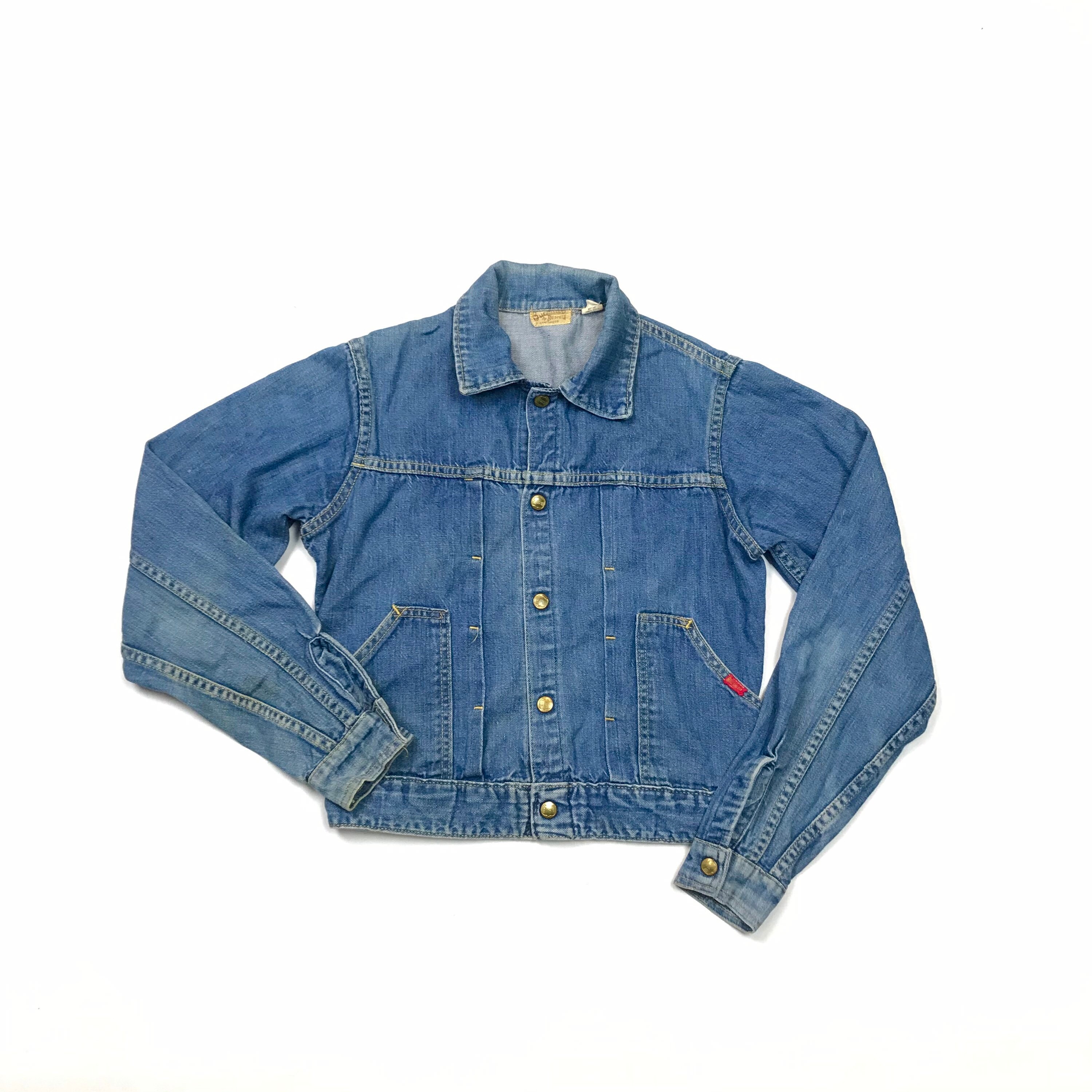 1950s Denim Jacket - Etsy