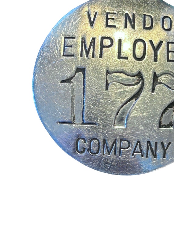 1940s Employee Badge Button #177 - image 2