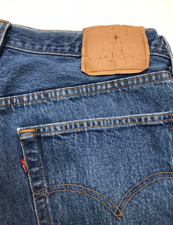 Levis W36 L31.5 USA 501 Vintge Jeans Nice Fades - image 5