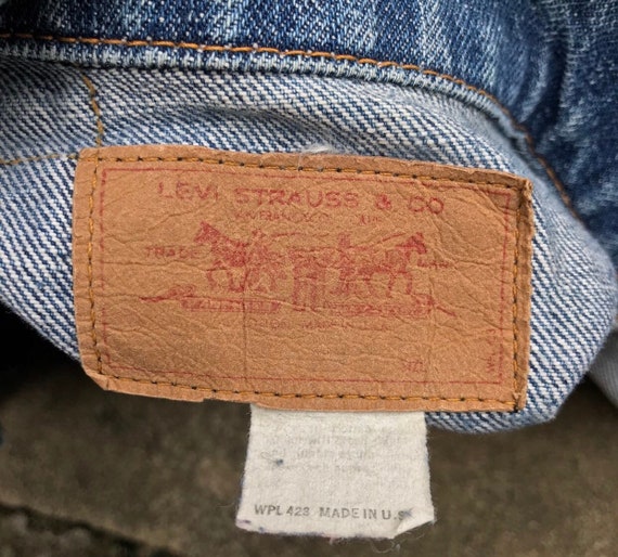 1970's Levis 2 Pocket Star Studded Custom Western… - image 10