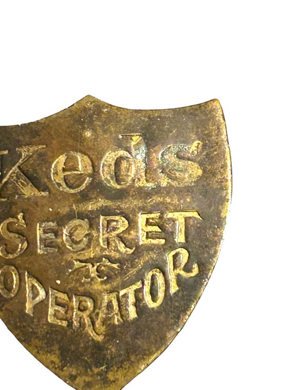 Vintage 1940s Ked’s Shoes Secret Operator Button … - image 5