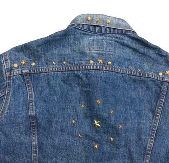 1970's Levis 2 Pocket Star Studded Custom Western… - image 9