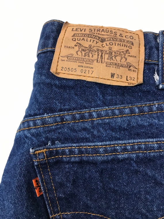 Levis W31.5 L31 USA 505 Vintage 1980’s Jeans Grea… - image 4