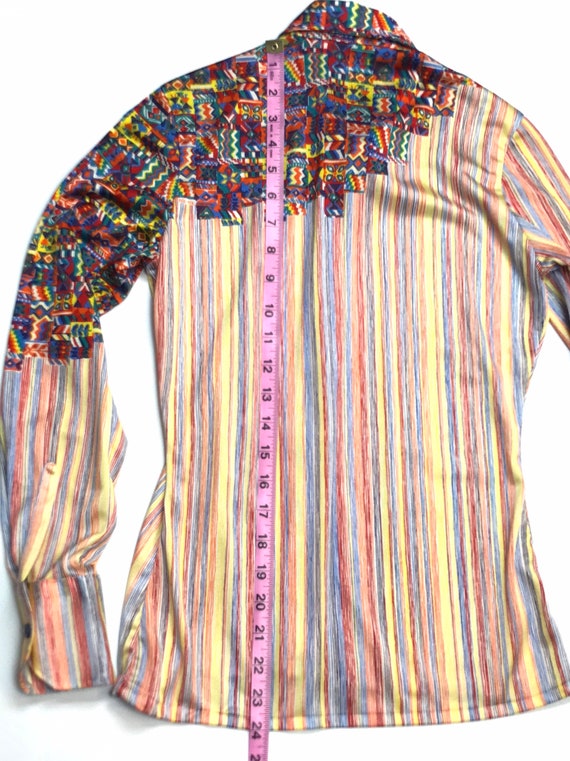 70’s Nik Nik Women’s Small Blouse Southwest Novel… - image 10