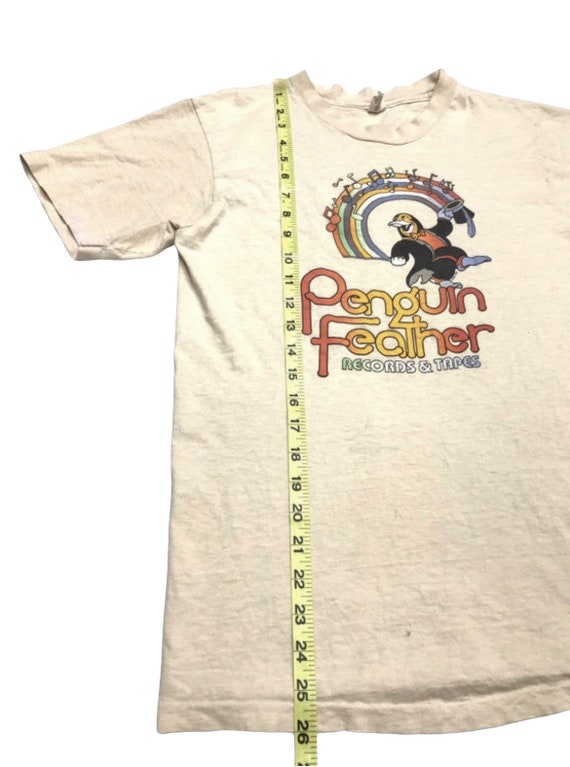 70’s Penguin Feathers Records & Tapes Shirt Origi… - image 9