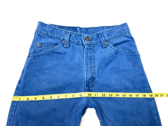 Levis W27.5 USA 550 Vintage Jean Shorts Blue - image 8