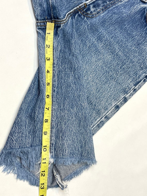 Levis W26.5 USA 501 for Women Cutoff Shorts Stone… - image 9
