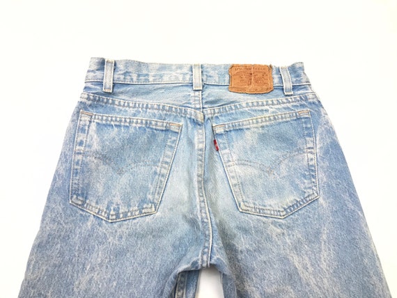 80’s Levis W26.5 L33 701 USA Faded Light Student … - image 4