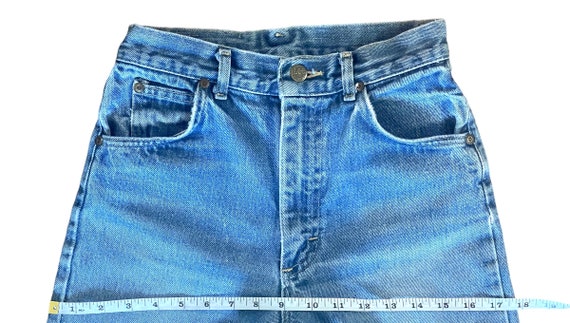 Lee W24 L32 USA 1970s 80s Vintage Jeans High Wais… - image 5