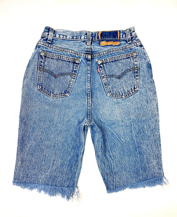 Levis W26.5 USA 501 for Women Cutoff Shorts Stone… - image 3