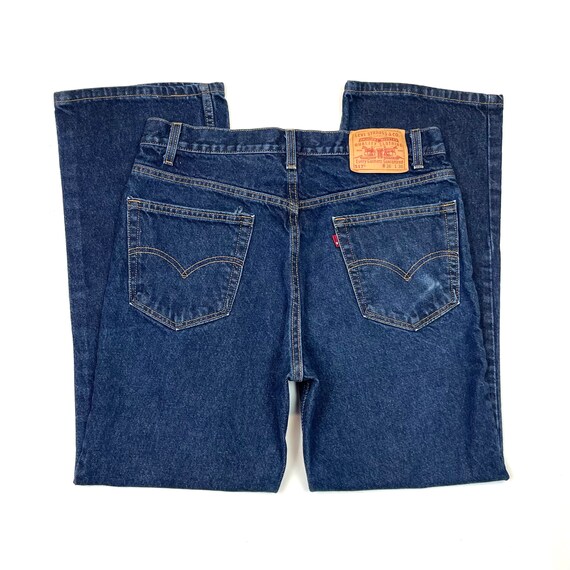 Levis W33.5 L29.5 USA 517 Vaqueros con corte de bota de los a os