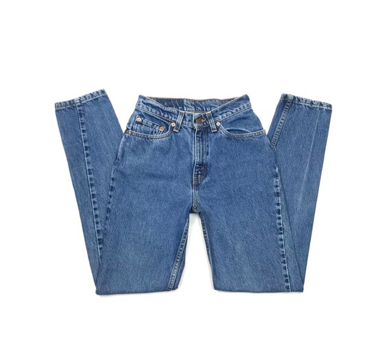 Levis W24 L30 USA 512 Vintage Jeans Slim Fit Taper