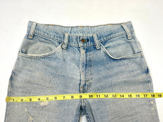 Levis W29 L31.5 Slim 1970s Vintage Big 