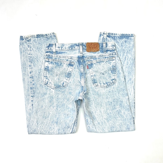 Levis W27 L28 USA 701 Faded Light Student Fit 501 - image 1