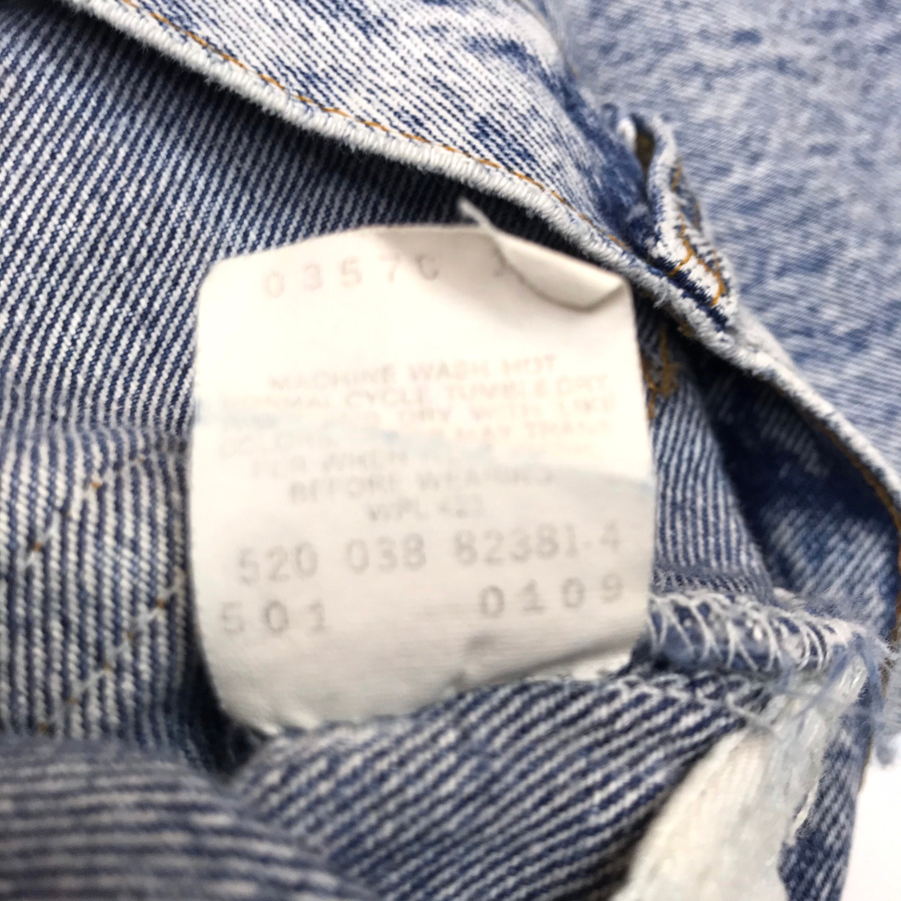 levis w28 size