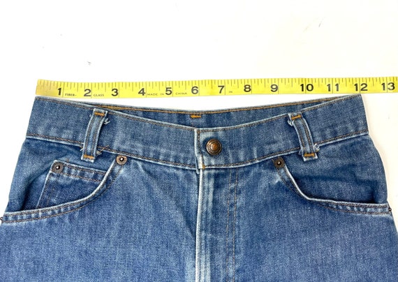 Levis W24 W29 USA Vintage Flared Slim Student Cut… - image 9