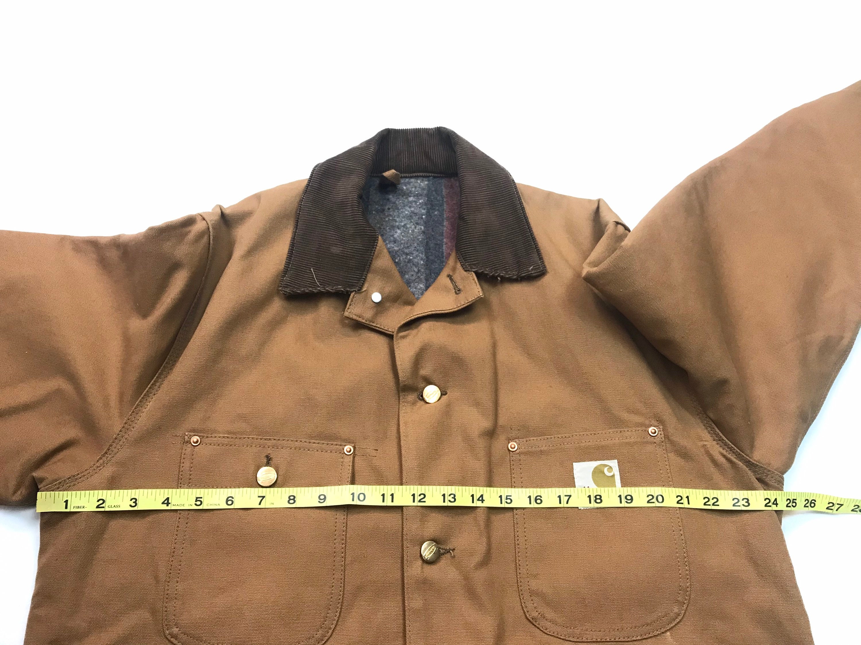 1970s Carhartt 44 XL DEADSTOCK Blanket Lined Chore Jacket Big | Etsy