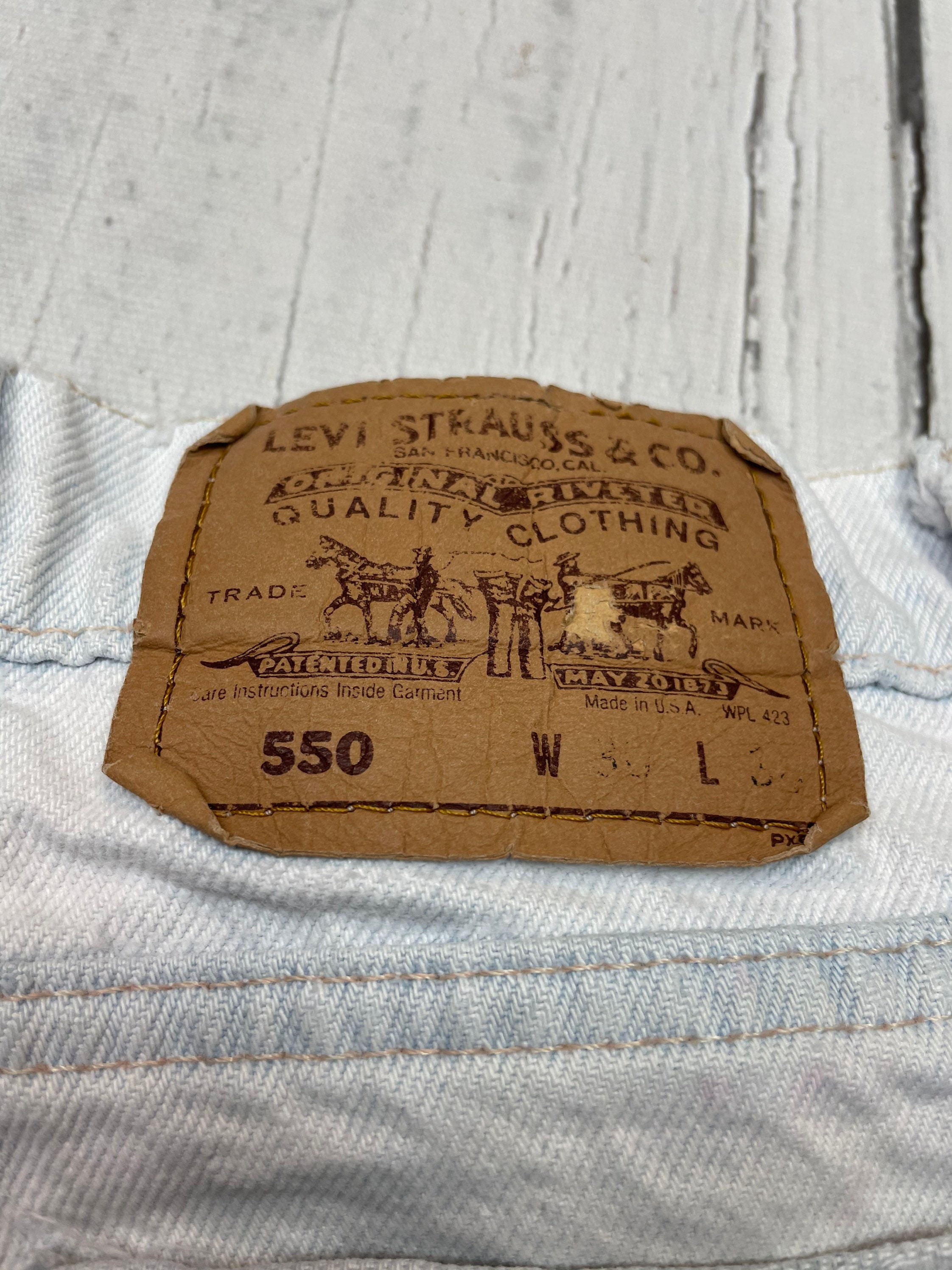 levis w28 size