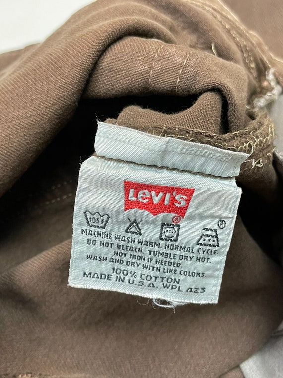 Levis W30.5 L29.5 USA 501 Vintage Jeans Rare Eart… - image 6