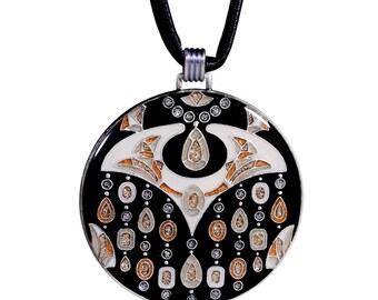 Collar Negro Art Decó ElittBijoux