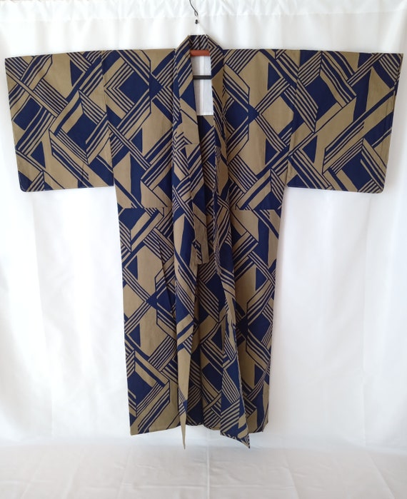 Men's Yukata Kimono Size XXL, Cotton Summer Kimon… - image 5