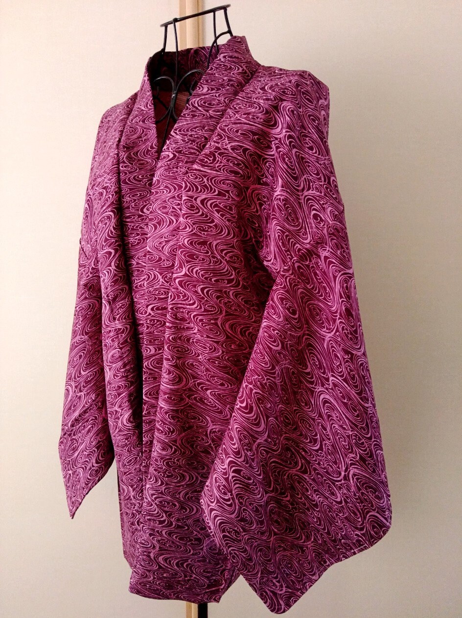 purple kimono jacket