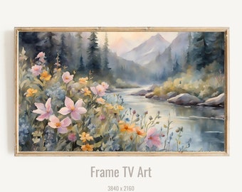 Samsung Frame TV Art, Fantasy Fairytale Wall Decor, Art For Frame Tv, Digital Watercolor Illustration TV Wall Art, Digital Download