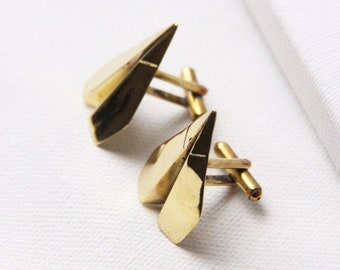 Paper Plane Cufflinks,  Cufflinks,Men Jewels, Girls Jewels, Origami Plane Cufflinks