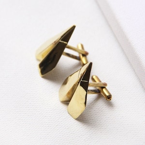 Paper Plane Cufflinks,  Cufflinks,Men Jewels, Girls Jewels, Origami Plane Cufflinks