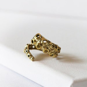 The octopus ring. New collection made and design by Linen jewelry