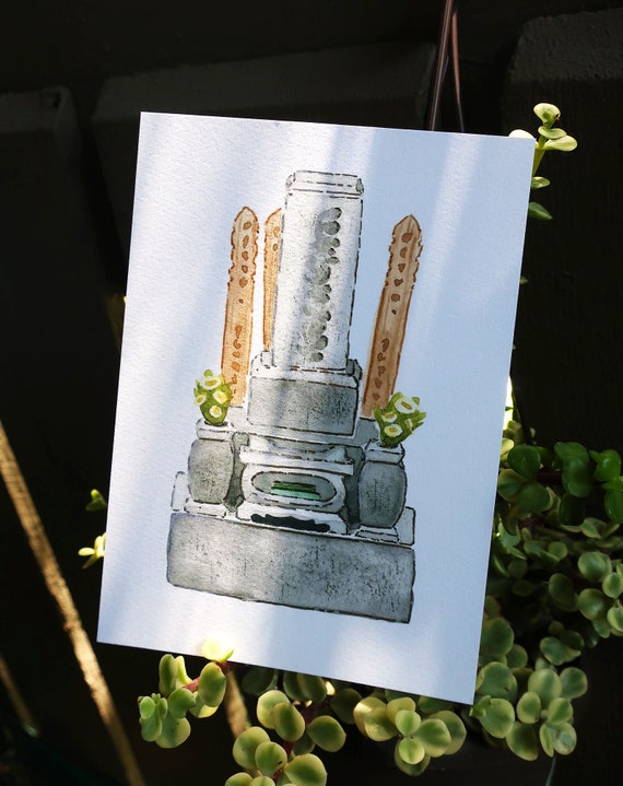 Zen Style Stone Tribute Painting Inspired By Animal Crossing Etsy