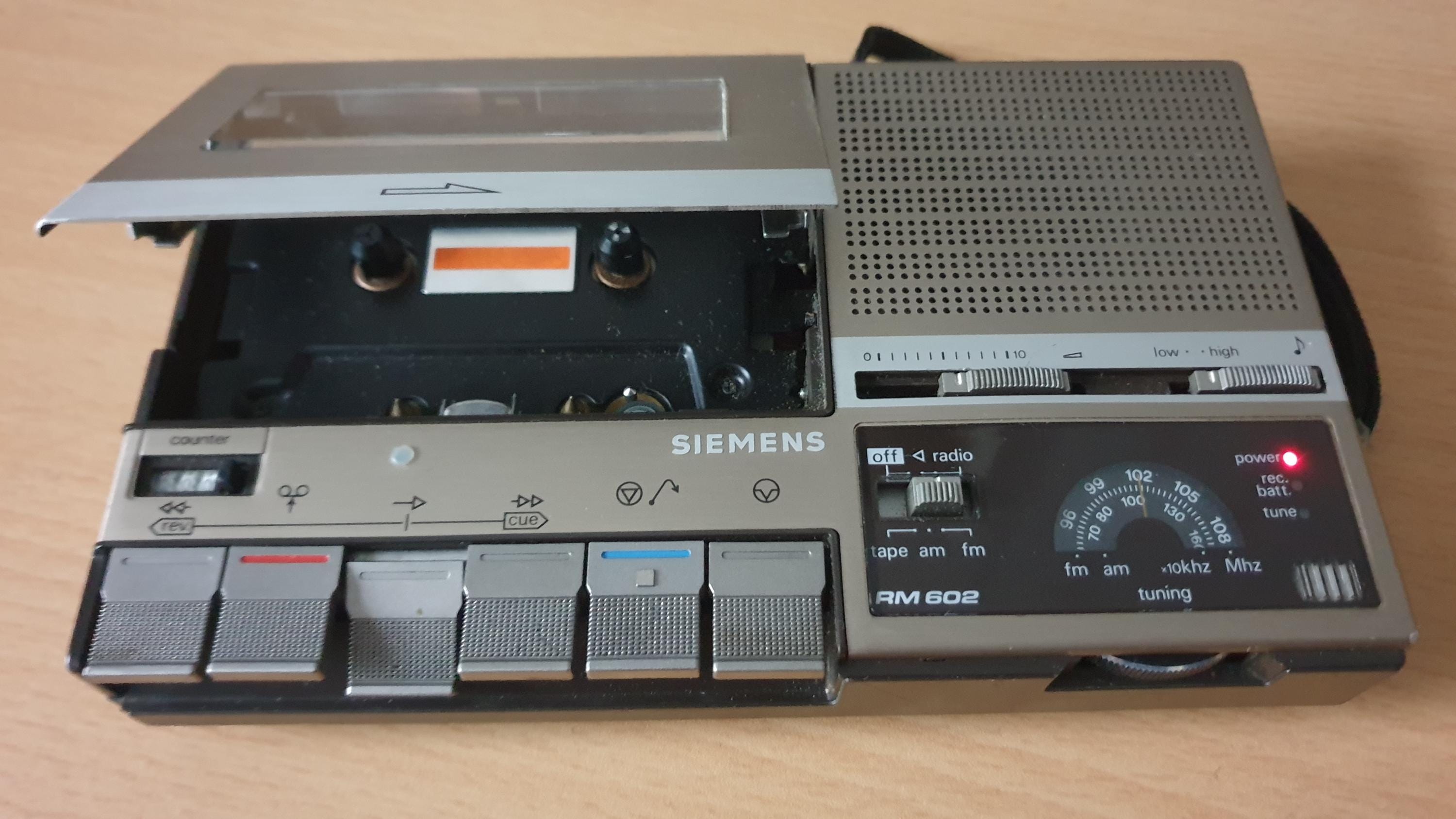 SIEMENS RM 602 Radio Cassette Recorder - Etsy