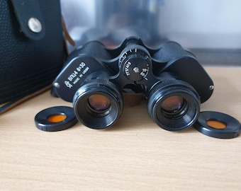 ソビエト連邦軍用 6x30 双眼鏡 - 1937年 - 革製ケース付き - Etsy 日本