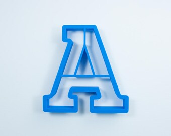 letter cookie cutter etsy fancy letter cookie cutters
