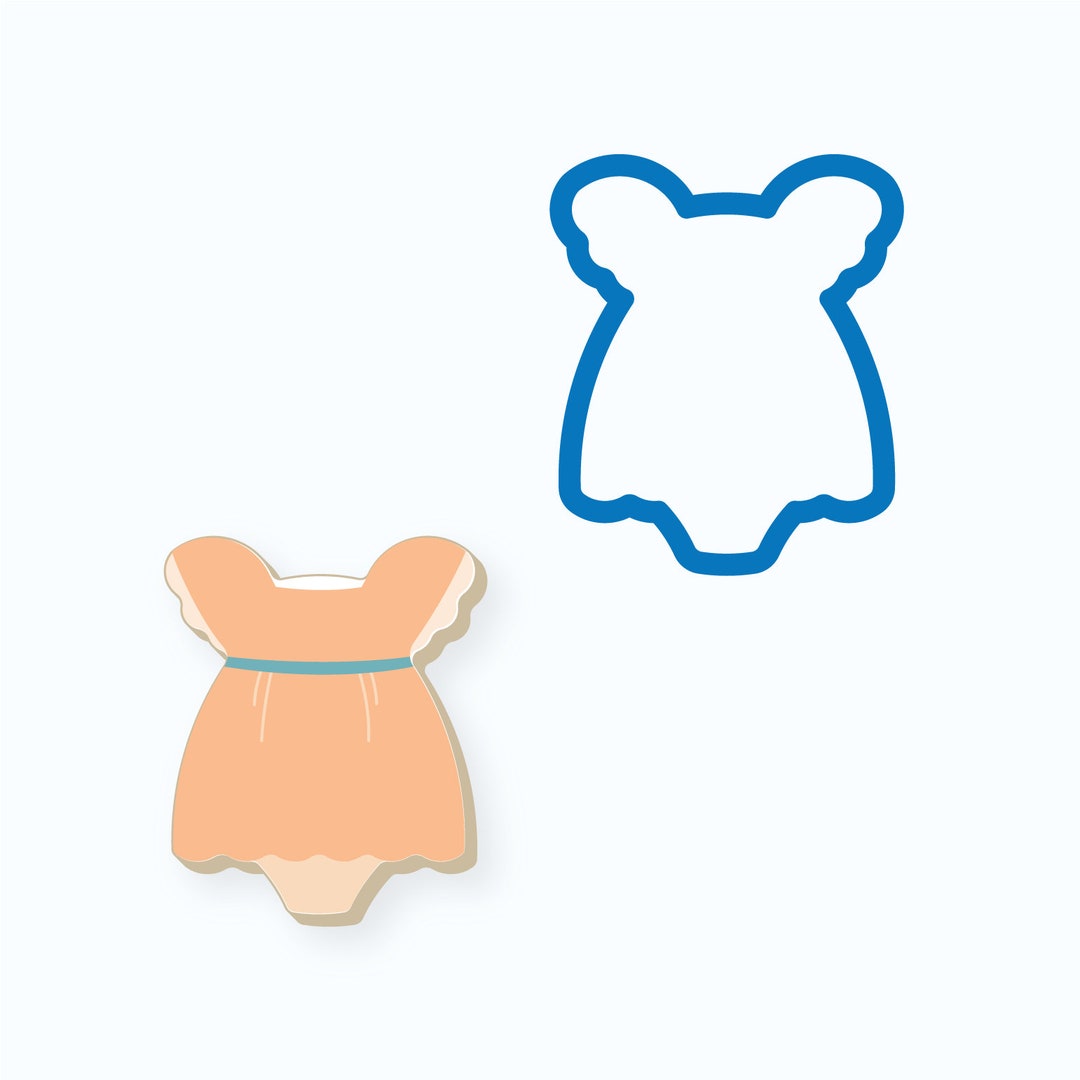 Baby Girl Dress Cookie Cutter Dress With Bloomers Cookie Etsy