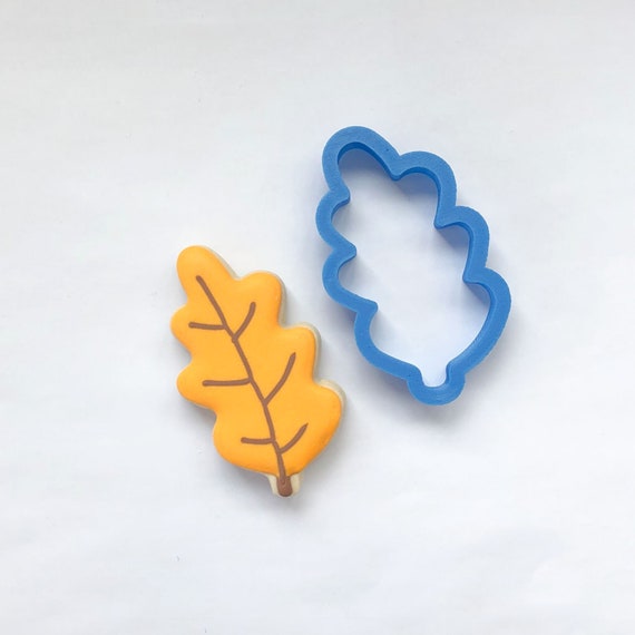 Chubby Oak Leaf Cookie Cutter Il_570xn
