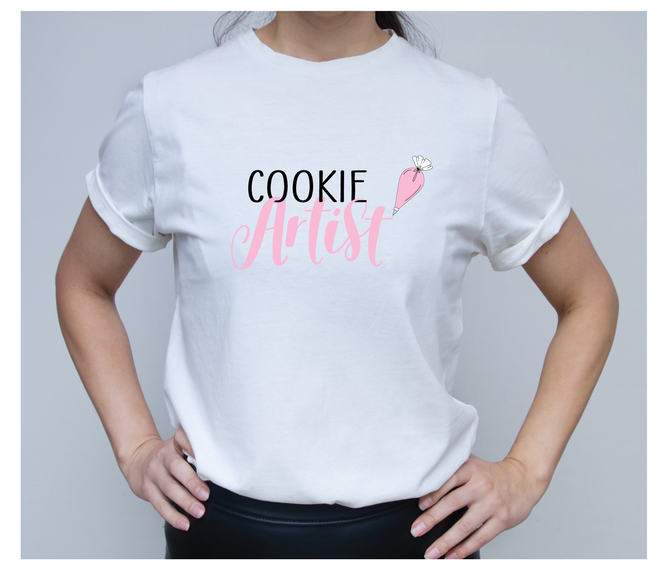 Cookie Shirt Cookie Artist Shirt Graphic Tee Bakers Gift Etsy