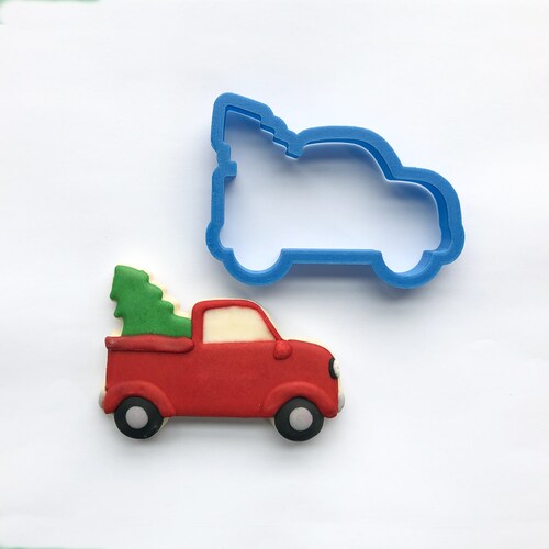Christmas Truck Cookie Cutter Etsy