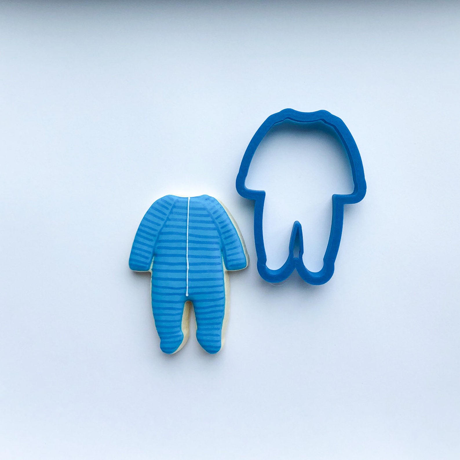 Baby Footie Pajamas Cookie Cutter Baby Shower Cookie Cutters Etsy